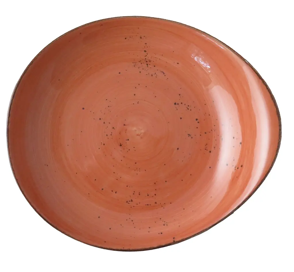 30PEB23204 Pastabord Rustic Pebble 27,5 cm Terracotta.webp