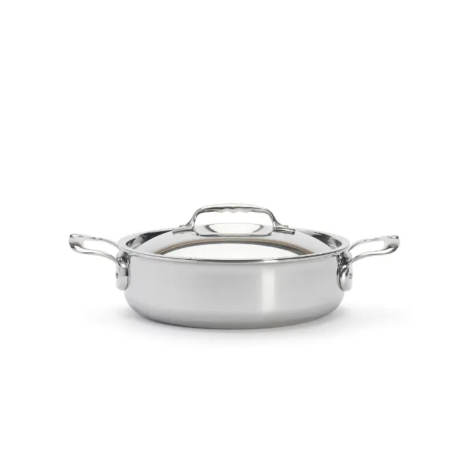 Sauteerpan roestvrijstaal met deksel - 20 cm - De Buyer - Affinity