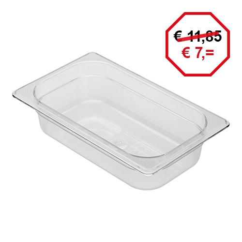 Rubbermaid bak gastronorm GN1/4 |100 mm| RM3396