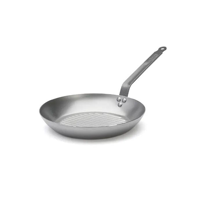 Grillpan plaatstaal - 30 cm - Carbone Plus - De Buyer