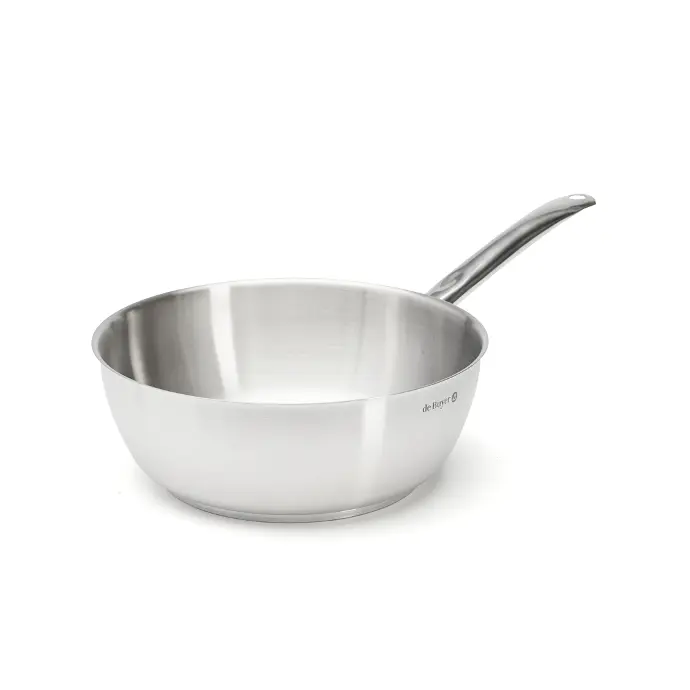 Conische sauteuse roestvrijstaal - 28 cm - Prim'Appety - De Buyer