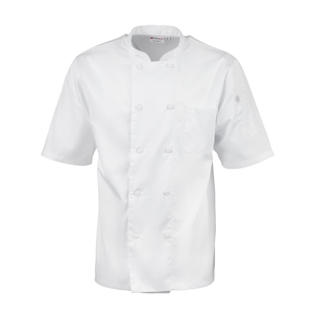 Chef Works Montreal Cool Vent unisex koksbuis wit XS