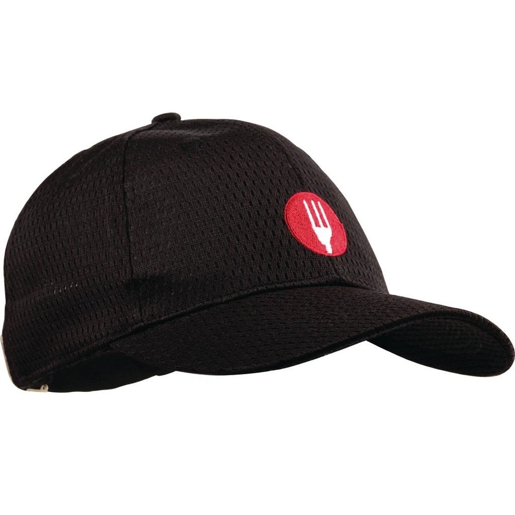 Chef Works Cool Vent baseball cap zwart