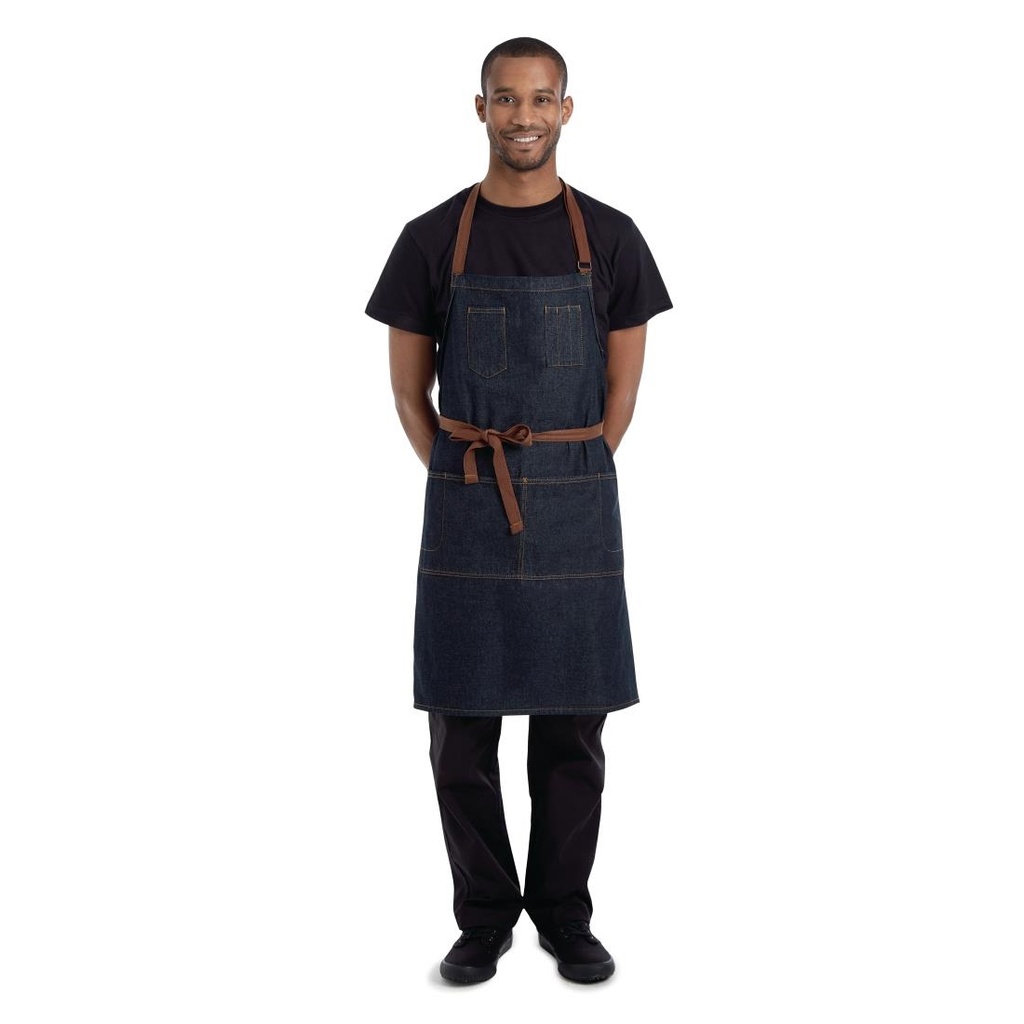 Chef Works Urban Memphis kort schort indigo