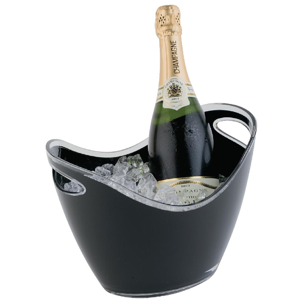 APS acryl champagne bowl klein zwart