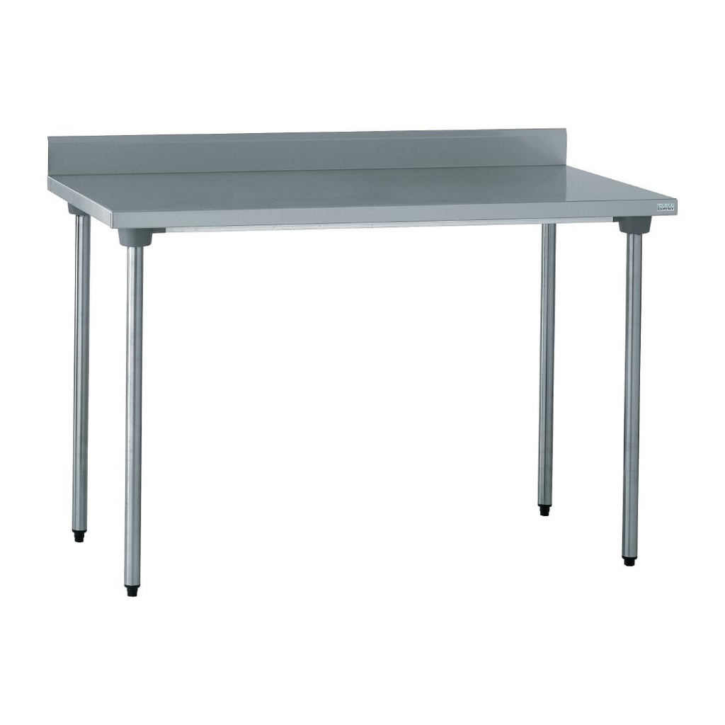 Tournus RVS werktafel met achteropstand 100cm