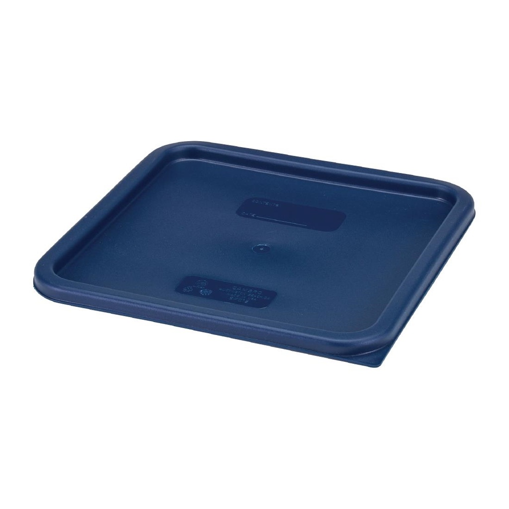 Cambro Camsquare deksel voor voedseldoos blauw