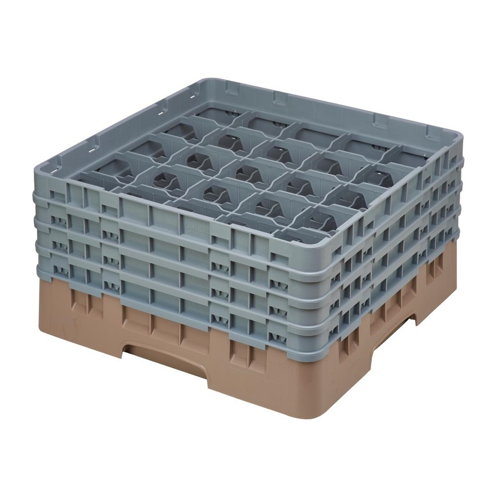 Cambro Camrack vaatwaskorf met 25 compartimenten max. glashoogte 21,5cm