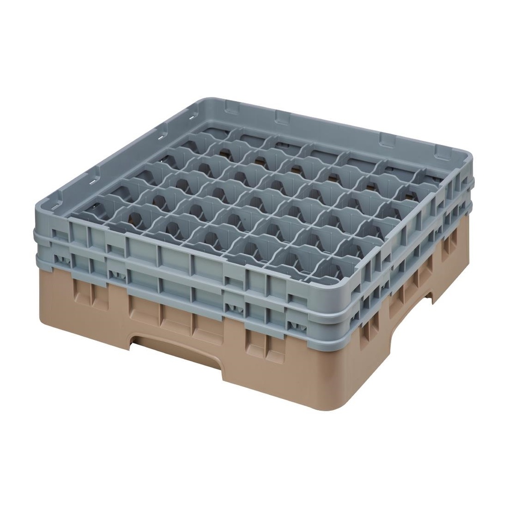 Cambro Camrack vaatwaskorf met 49 compartimenten max. glashoogte 13,3cm