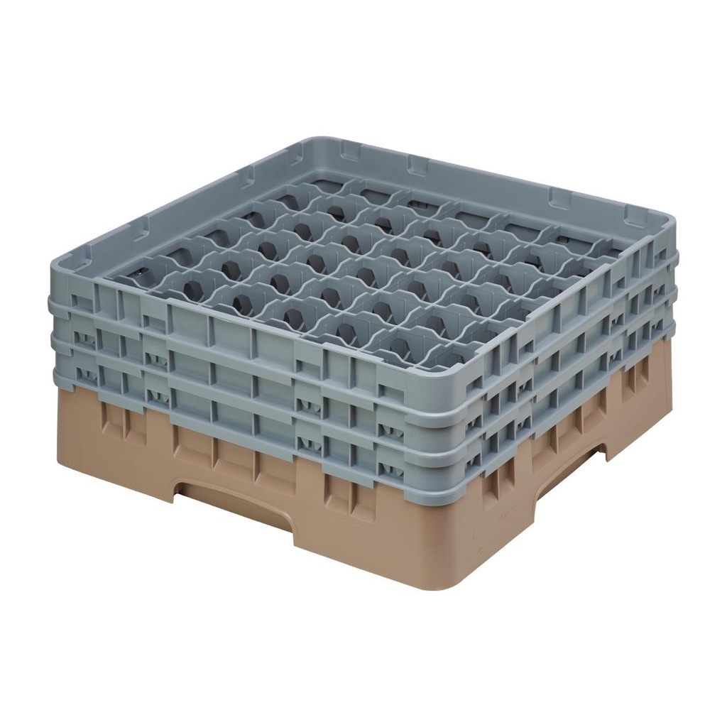 Cambro Camrack vaatwaskorf met 49 compartimenten max. glashoogte 17,4cm