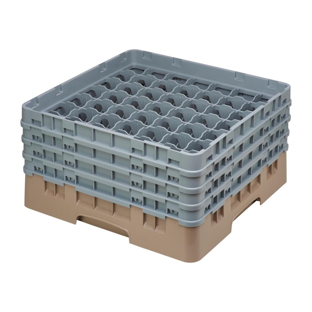 Cambro Camrack vaatwaskorf met 49 compartimenten max. glashoogte 21,5cm