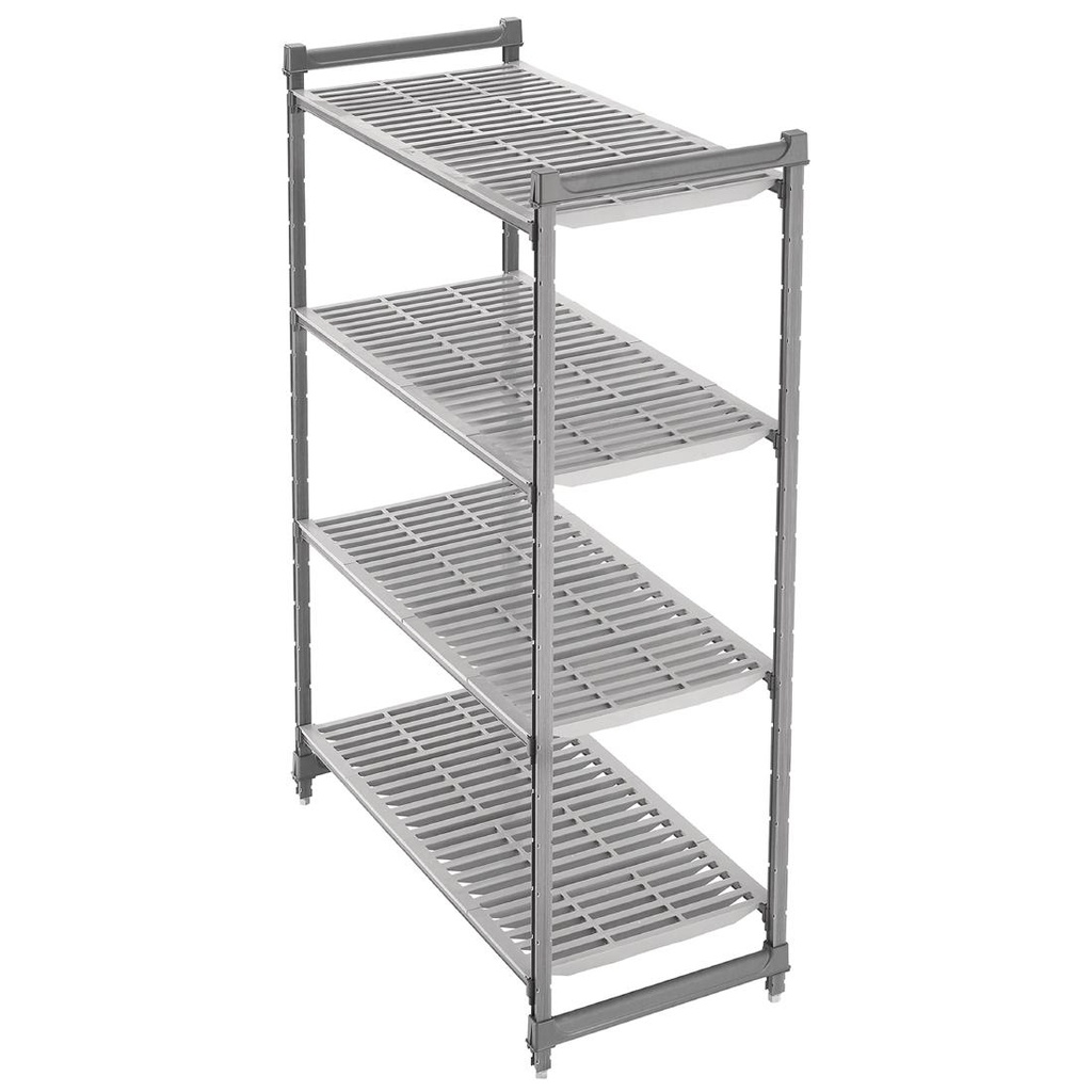 Cambro stelling 183cm hoog 4 planken - 54cm diep - 91,5cm breed