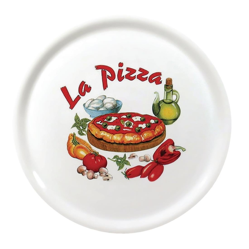 Saturnia pizzabord porselein 31cm - design 3