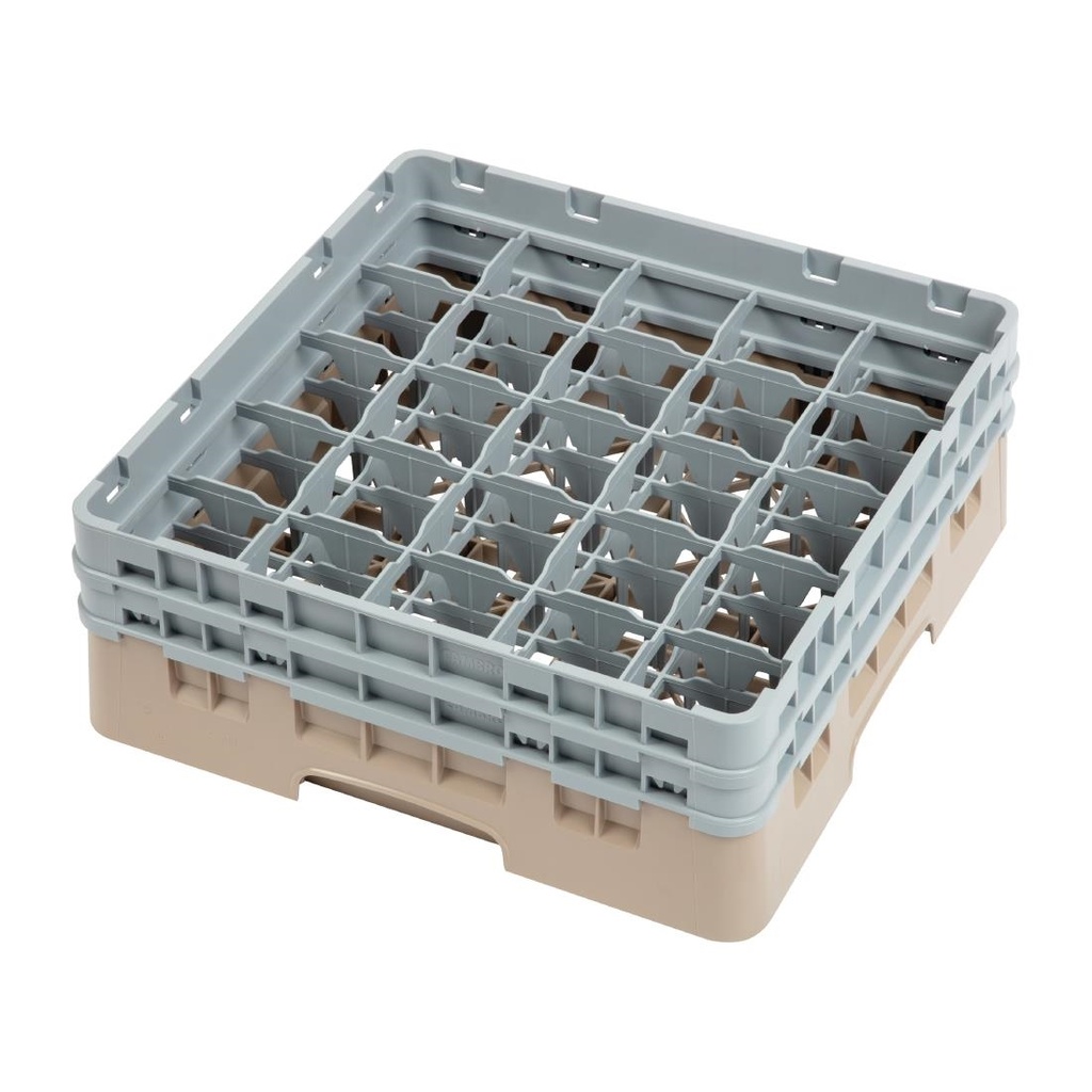 Cambro Camrack vaatwaskorf met 25 compartimenten max. glashoogte 13,3cm