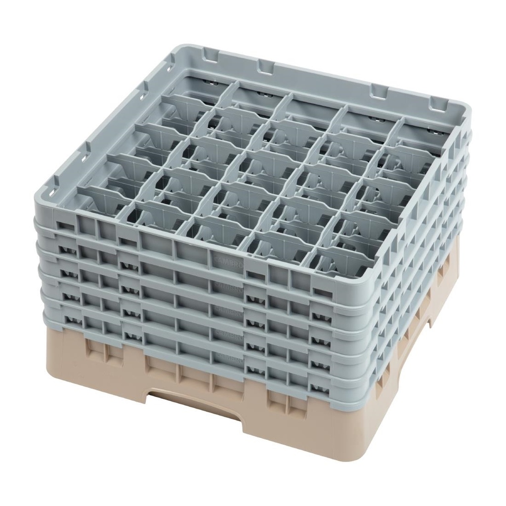 Cambro Camrack vaatwaskorf met 25 compartimenten max. glashoogte 25,7cm