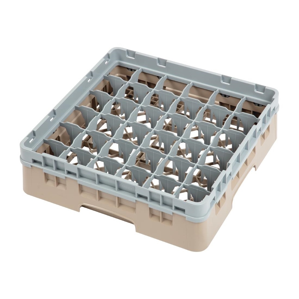 Cambro Camrack vaatwaskorf met 36 compartimenten max. glashoogte 9,2cm