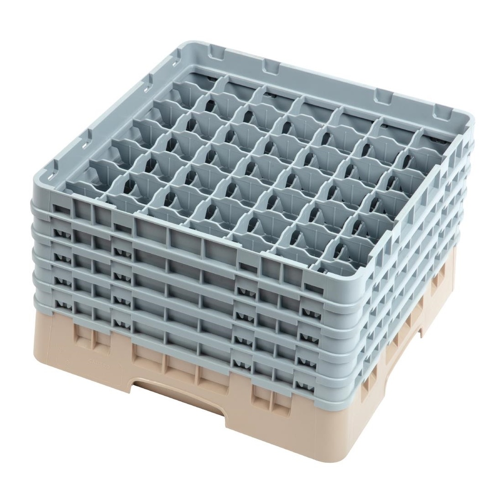 Cambro Camrack vaatwaskorf met 49 compartimenten max. glashoogte 25,7cm