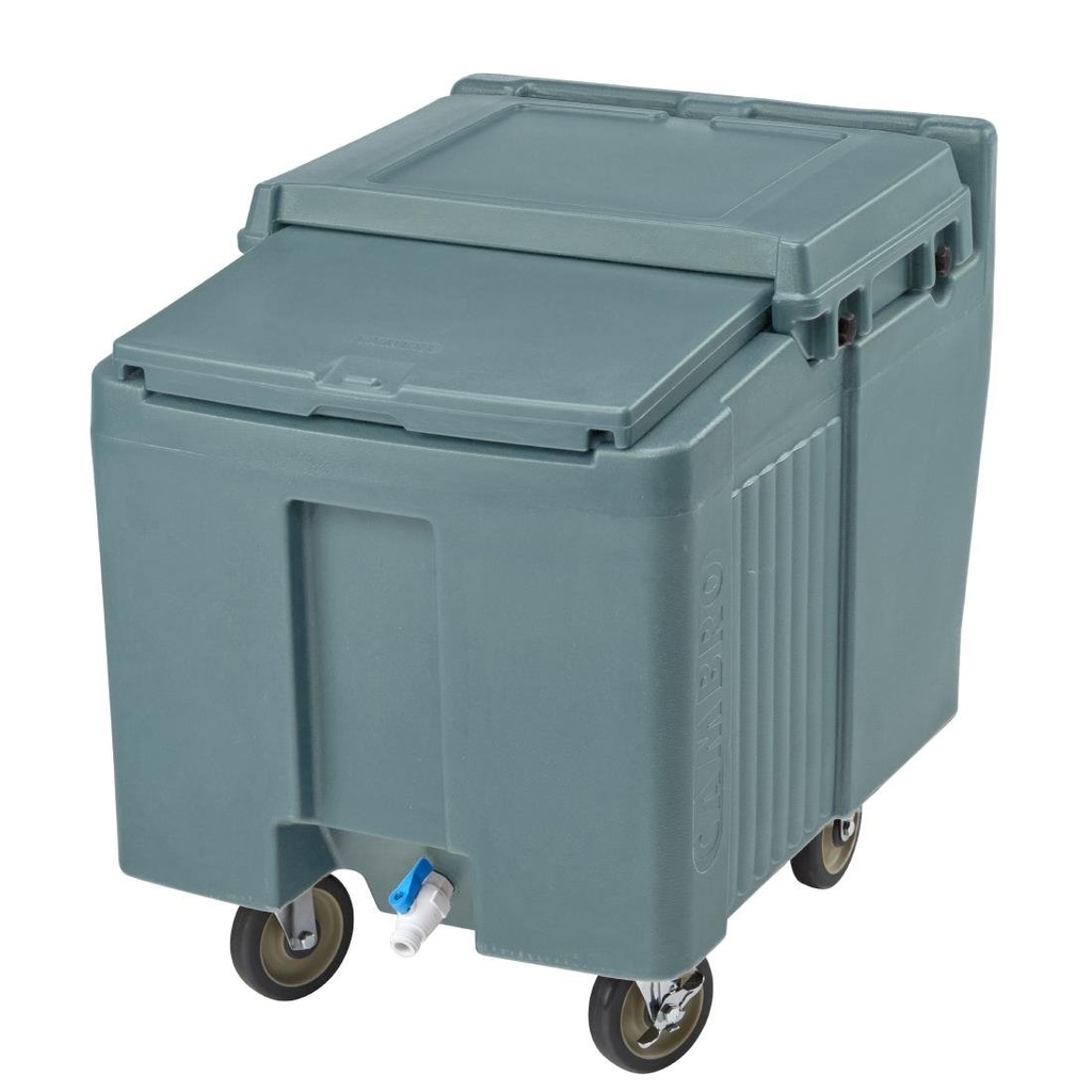 Cambro ics125l ijscaddy met schuifdeksel leisteenblauw