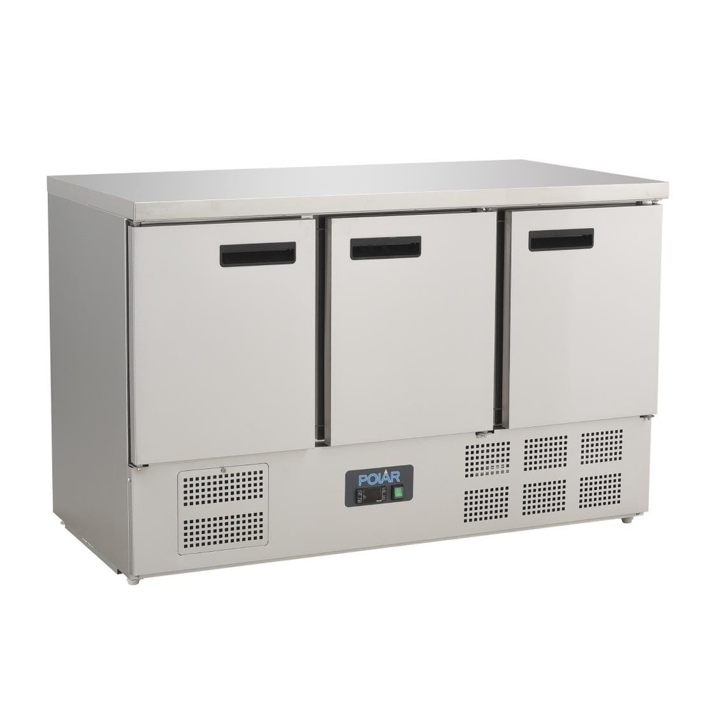 Polar G-serie 3-deurs koelwerkbank 368L