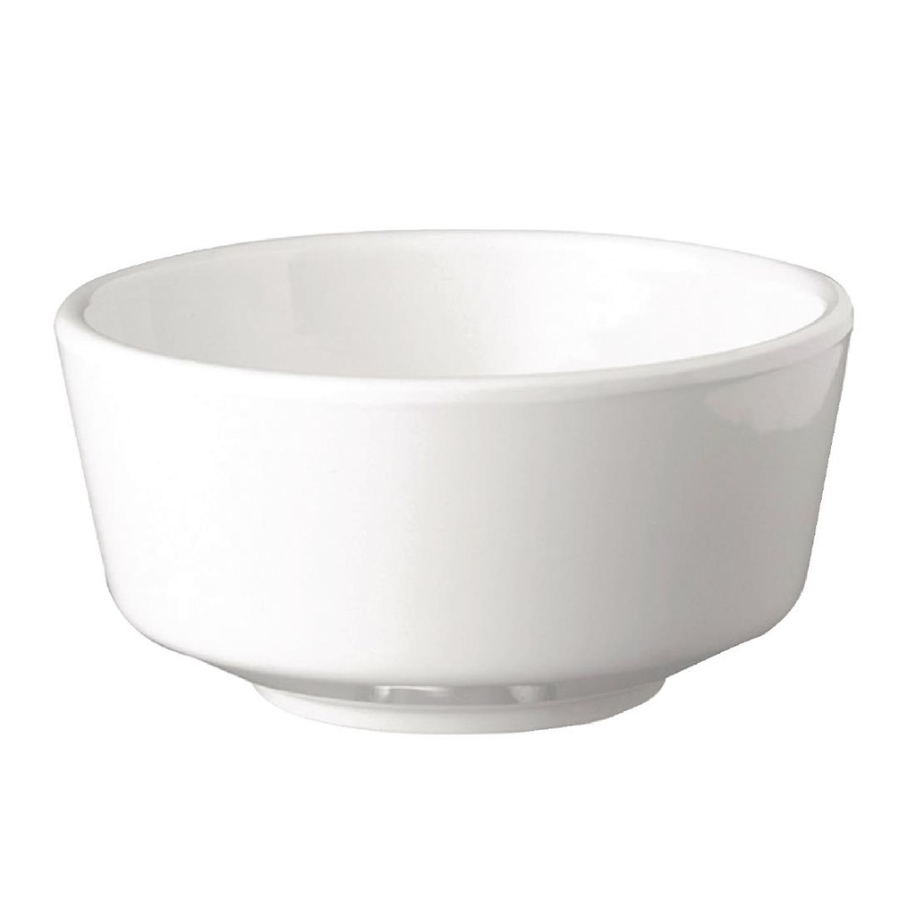 APS Float ronde melamine kom wit 13cm