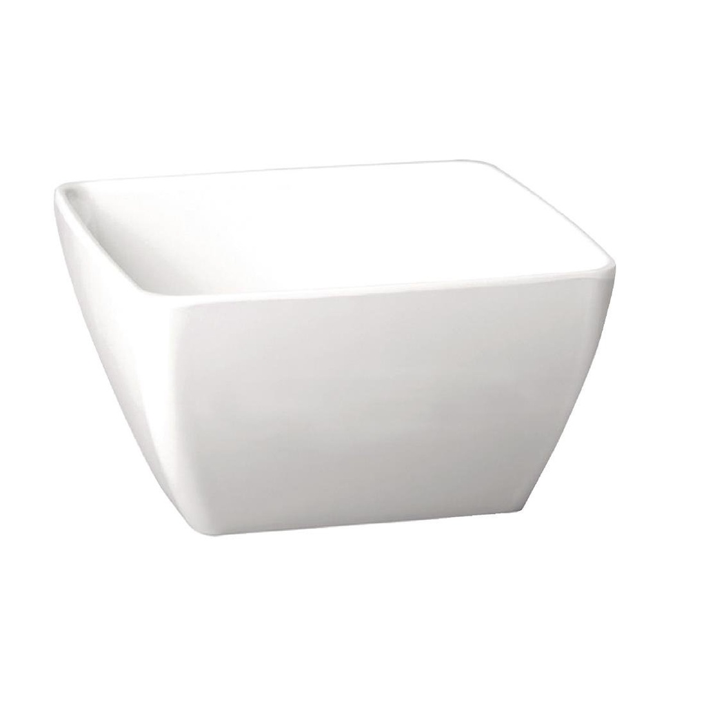 APS Pure vierkante melamine kom wit 9x9cm