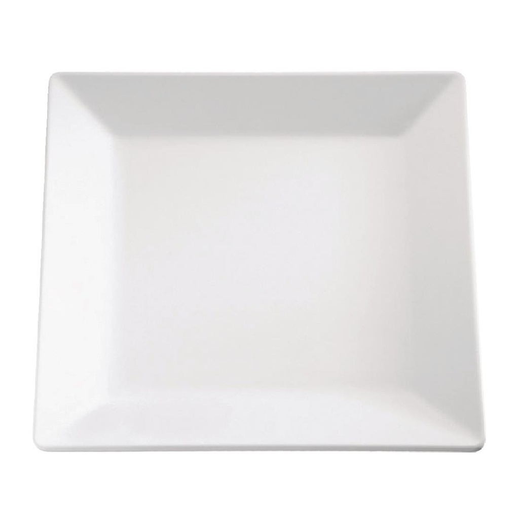 APS Pure vierkante melamine schaal wit 18x18cm