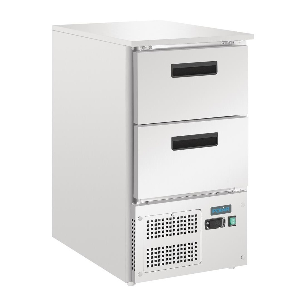 Polar G-serie koelwerkbank met 2x GN 1/1 lades