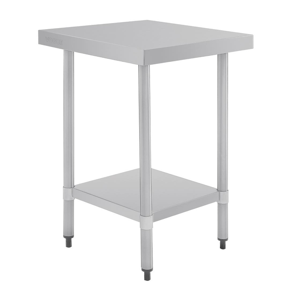 Vogue RVS werktafel zonder achteropstand 90x60x70cm