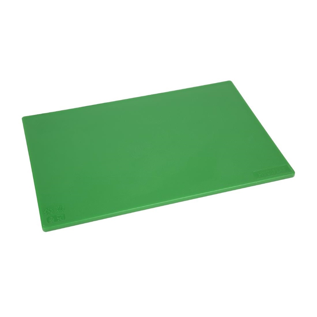 Hygiplas antibacteriële LDPE snijplank groen 450x300x10mm