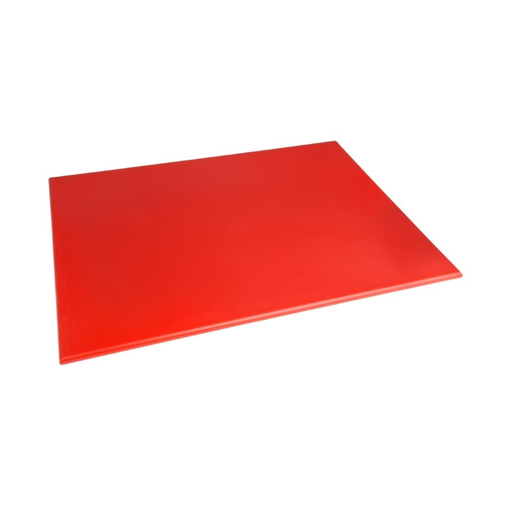 Hygiplas HDPE snijplank rood 600x450x12mm