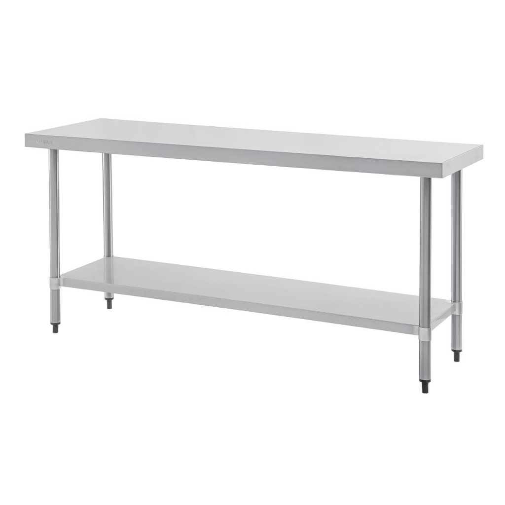 Vogue RVS werktafel zonder achteropstand 90x180x60cm