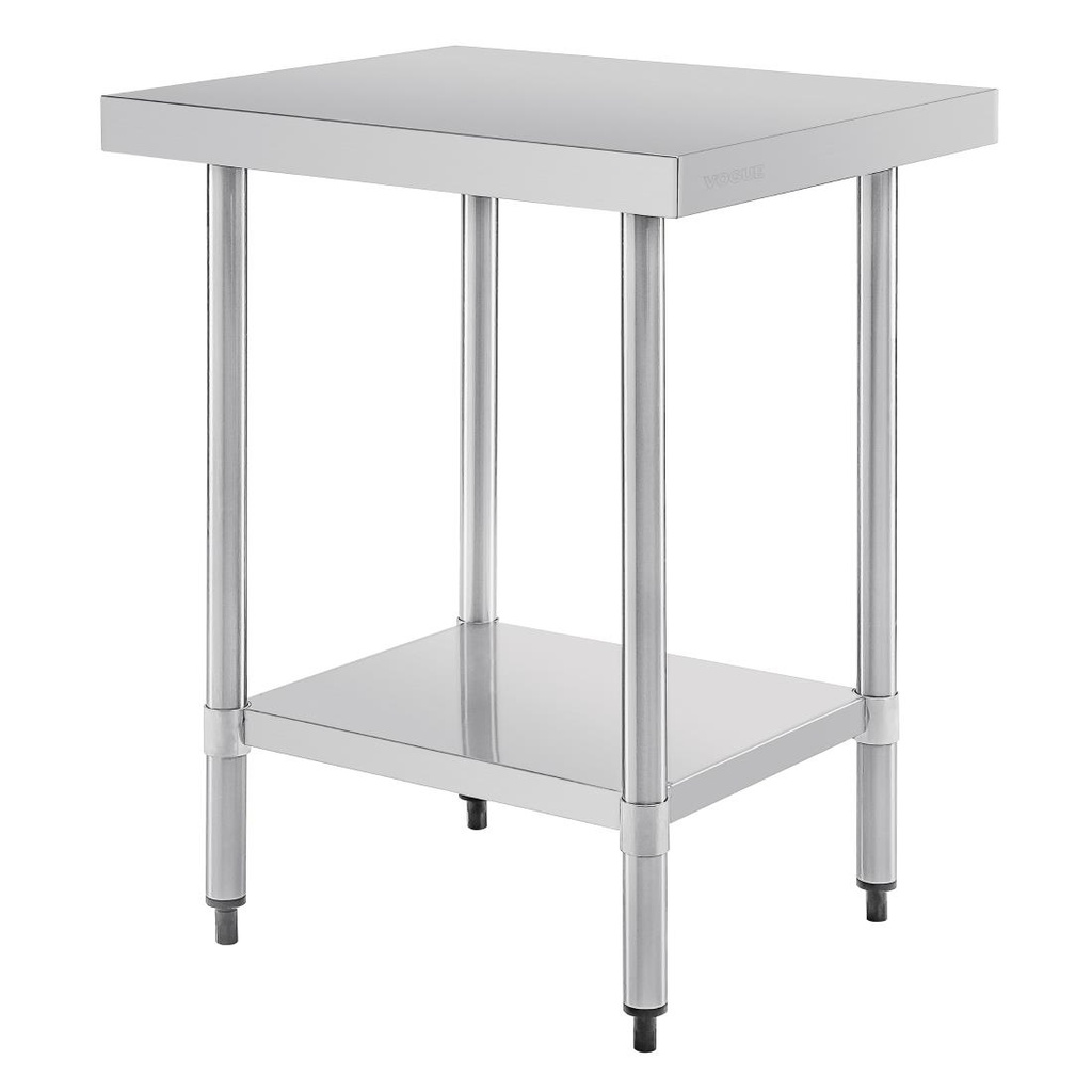 Vogue RVS werktafel zonder achteropstand 90x60x60cm