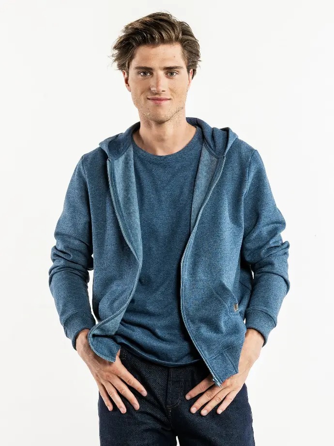 Hoodie Comodo Blue Melee - Chaud Devant