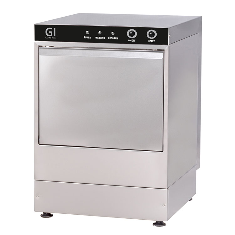 Gastro-Inox elektronische glazenspoelmachine, 35x35cm, 230V