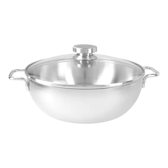 Conische sudderpot 28 cm met glasdeksel 4,8L - Apollo 7 Demeyere