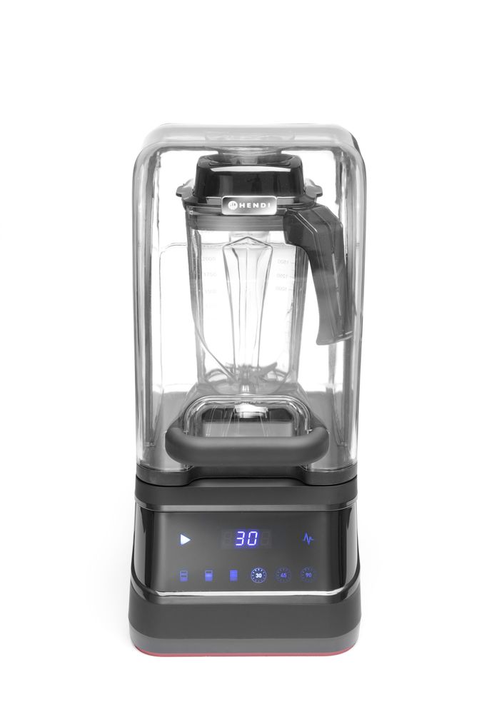 HENDI Bar Blender digitaal met geluiddempende kap en BPA-vrije kan 230664