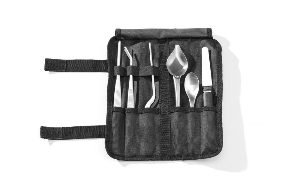 HENDI Chef opmaak set, 6 stuks, geborsteld 400081