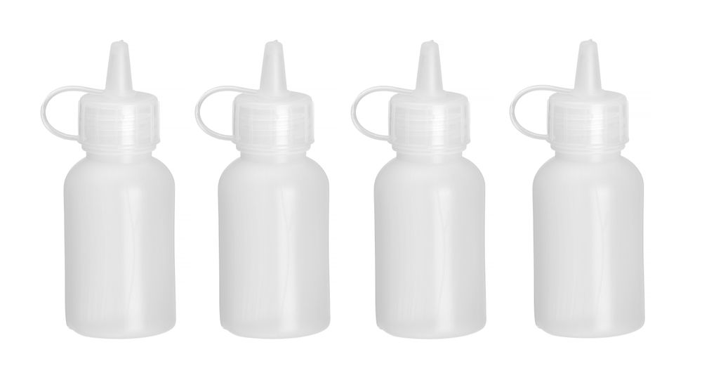 HENDI Mini saus dispenser - set van 4 stuks. 557891