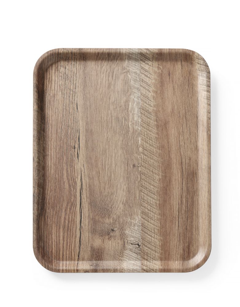 HENDI Dienblad van melamine met hout bedrukking 508886