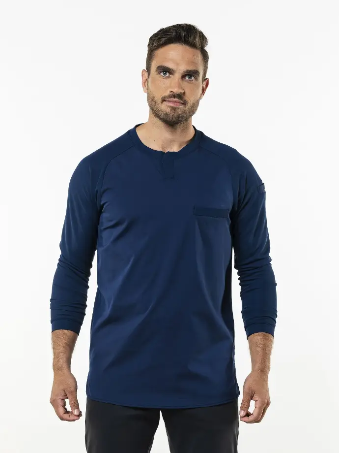 Koksbuis / T-shirt - Chaud Devant - Valente UFX Navy LS