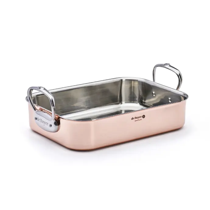 Braadpan / Braadslede - 35 cm - Inocuivre - De Buyer