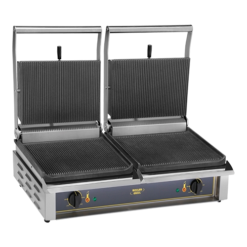 Roller Grill contactgrill |geribbeld-geribbeld| 304063