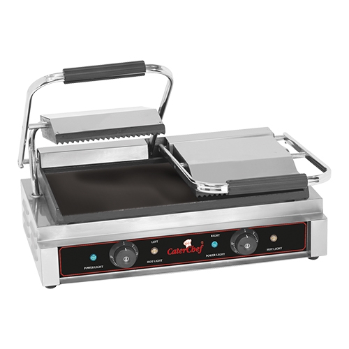 CaterChef contactgrill |glad-geribbeld| 688420