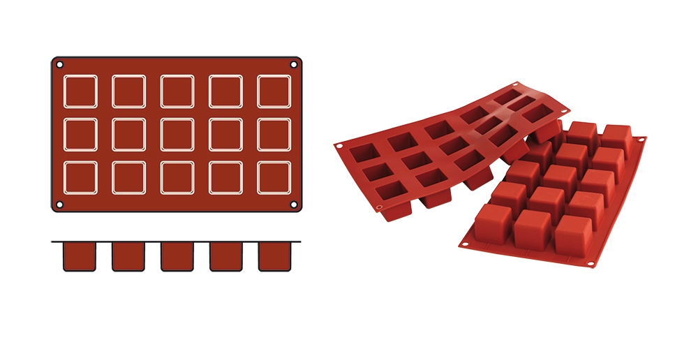 Silikomart bakmat Cubes-Mini 070078