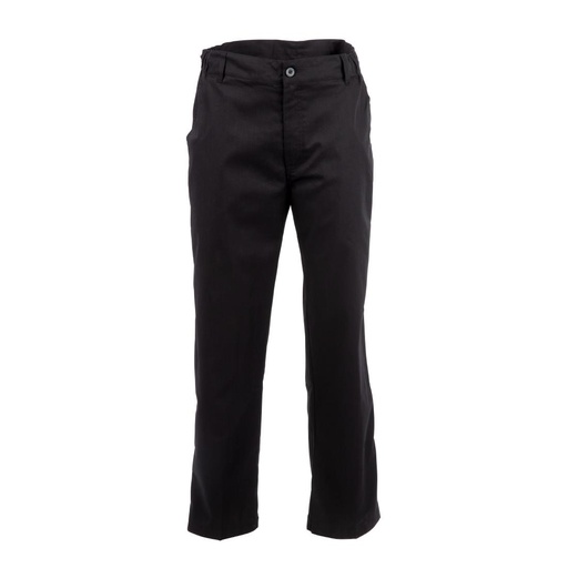 [A674-L] Chef Works Executive unisex koksbroek visgraat zwart L