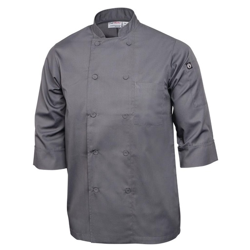 [A934-XXL] Chef Works unisex koksbuis grijs XXL