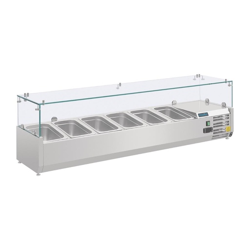 [AB090] Polar G-serie koelvitrine 6x GN 1/4