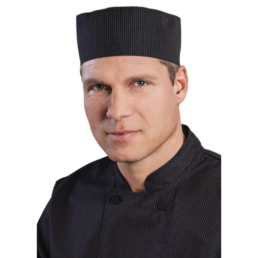 [B228] Chef Works Cool Vent krijtstreep beanie