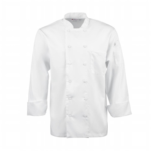 [B649-L] Chef Works Calgary Cool Vent unisex koksbuis wit L