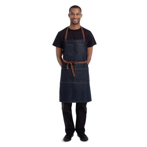 [B721] Chef Works Urban Memphis kort schort indigo